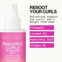 Pacifica Pineapple Curls Refresher Mist - Curl Refresher Spray, with Hyaluronic Acid, Vitamin B5 and Plant Oils, Vegan and Dermatologist Tested Curly Hair Products and Wavy Hair Products - 4 Fl Oz