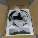 BUYMAX Ceramic Plant Pot  4+5+6 inch Ceramic Flower Pot with Drainage Holes and Tray - Gardening Home Desktop Office Windowsill Decoration Gift Set 3 (Patina)