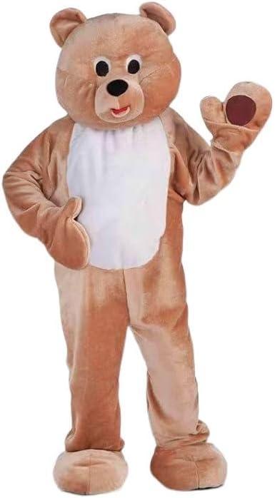 Plush Honey Bear Mascot Adult Sized Costumes Bear Outfit, Brown