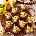 12 Pcs Western Handmade Christmas Ornament Highland Cow Ball Decoration 3D Christmas Tree Decor with Loop Shatterproof Hanging Ornament for Xmas Tree Home Farmhouse Decor Animal Lover Gifts