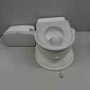Jool Baby Real Feel 2-in-1 Potty with Wipes Storage, Flushing Sounds & Disposable Liners - Realistic Toilet - Easy to Clean & Assemble (Gray)