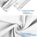 GEMYSE Men's Long Sleeve Shirts Sun Protection Athletic Breathable Moisture Wicking Rash Guard Shirt for Fishing Workout (White, S)