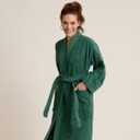 Bathrobe And Pants Green  M