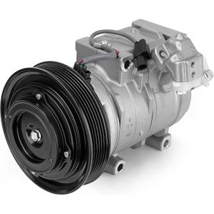 Air Conditioner AC Compressor Compatible with Acura MDX 2007-2013, ZDX 2010-2013 & Honda Odyssey 2008-2017, Pilot 2008-2015, Ridgeline 2009-2014, w/One Plug, Replacement for AC System