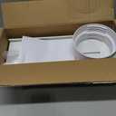 Portable AC Window Vent Kit - Complete Air Conditioner Window Kit, Adjustable PVC Window Seal Kit Panels Up to 60 Inches, for Universal Thread AC Exhaust Hose of 5.1" and 5.9" Diameter