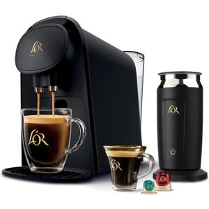 L'OR Barista System Coffee and Espresso Machine Combo with Frothe Matte Black
