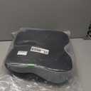 Memory Foam L-Shaped Integrated Seat Cushions - Office Chair Seat Cushion, Seat Cushion for Tailbone Pain Relief, Car Seat Cushions for Driving Lumbar Support(Black Gray)