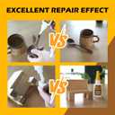 Wood Super Glue Liquid, Clear Instant Cyanoacrylate Adhesive for Wood Crafts Repair Woodworking, All Purpose CA Glue for Shoe Ceramic Plastic Leather Glass Model Metal Pottery Aquarium Porcelain Stone