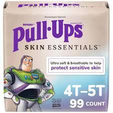 PullUps Boys' Skin Essentials Potty Training Pants, Training Underwear, 4T5T (3850 lbs), 99 Ct (3 Packs of 33)