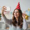 Mumufy 100 Pcs Red Cone Party Hats White Round Dot Lovely Birthday Party Headwear for Stuffed Animals, Pets, Adults Birthday Decorations Headwear Supplies