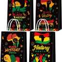 HABDJILTY 20Pcs Black History Month Gift Bags,Black Gift Bags Decorations for Black History Month Party Supplies Gifts
