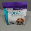ORAVET Dental Chews for Dogs, Oral Care and Hygiene Chews (Medium Dogs, 25-50 lbs.) Purple Pouch, 30 Count (EXP 10/22/27)
