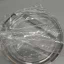 LAMU 2 Tier Lazy Susan Turntable Organizer 9.25'' Rotating Spice Rack Organization for Cabinet, Kitchen, Pantry, Countertop, Bathroom, Vanity, Medicine Cabinet Organizer, Clear