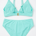 Aqua Eve Women's Bikini Set, Aqua Blue(XXL)