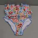 Eomenie Tankini Swimsuit for Women Tummy Control Ruched Two Piece Bathing Suits High Waisted Shell Stitch Swimwear (Small, Pink Floral)