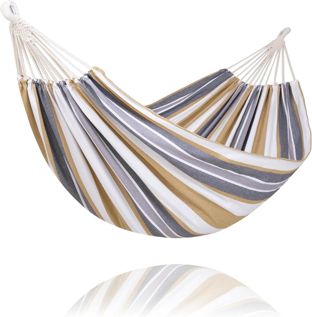 SUNCREAT Hammocks Outdoor Hammock for Trees, Coffee, Size: Medium