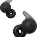 Sony LinkBuds Open Truly Wireless Earbud Headphones with an Open-Ring Design for Ambient Sounds and Newly Developed Air Fitting Supporters, Black