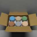 DRKIO 16 Oz Overnight Oats Containers with Lids - 6 Pack Glass Storage Jars with Airtight Lids Wide Mouth Mason Food Jars Great for Meal Prep Salad Chia Pudding Snacks Yogurt Sugar Spice Cereal