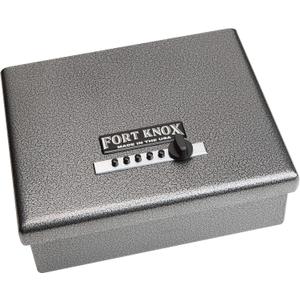 Fort Knox Original Pistol Box (PB1), Security for pistols, handgun, California DOJ Certified, Quick-Access Mechanical Lock, Heavy-Duty Steel, 12.5 x 10.375 x 4.25 inches