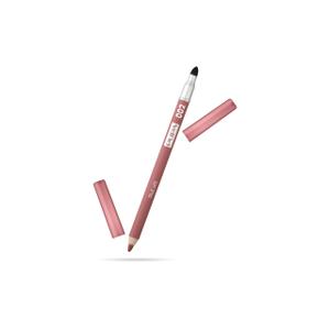 Pupa Milano True Lips Blendable Lip Liner - Dual-Ended Matte Lining Color and Brush - Light and Creamy, Hydrating, High Pigment, Smudge Proof Formula - Paraben Free - 002 Tea Rose - 0.042 oz (0.04 Ounce (Pack of 1))