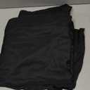 Twin Flat Sheet Only, 1 Pack Top Bed Sheets, Soft Breathable Brushed Microfiber Color-Coded Label Threads, (66"x96", Black)