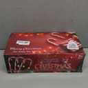 Solar Christmas Lights Outdoor Decorations: 24-Pack Candy Cane Pathway Lights with 10 Modes - Unique Xmas Gifts for Mom Women - Waterproof Decorative Christmas Yard Stakes for Holiday Garden Decor