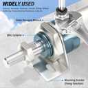 TAILONZ PNEUMATIC 25mm Bore 50mm Stroke Air Cylinder Double Action with Y Connector and 2Pcs 6mm Fitting MAL25x50