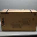 Shinic 2 Packs Electric Garage Heaters with Remote Control, 1500W/750W Ceiling Mounted Radiant Quartz Heater with Work Light, 90 Rotation, 5 Mode Settings, Electric Heater for Garage, Shop, Patio