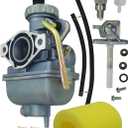 CRF80F XR80R Carburetor for Honda ATV Parts with Air Filter Fuel Petcock Replace 16100-176-671, 16100-176-014, 16100-GN1-671, 16100-GN1-681