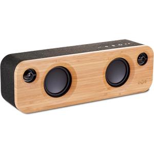House of Marley Get Together Mini: Portable Speaker with Wireless Bluetooth Connectivity, 10 Hours of Indoor/Outdoor Playtime, and Sustainable Materials, Signature Black