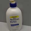 Aveeno Skin Relief Fragrance Free Body Wash, Triple Oat Formula, Gentle Daily Cleanser for Itchy Dry Sensitive Skin, Soap & Paraben Free, Soothes & Moisturizes, 33 fl oz