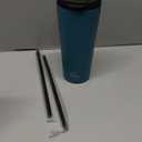 Konokyo 22 OZ Insulated Tumbler with Lid and 2 Straws Stainless Steel Water Bottle Vacuum Travel Mug Coffee Cup,Blue