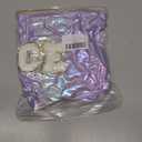 Hiroyuki Iridescent Makeup Bag, 14 inches Cosmetic Bag, Large Capacity Travel Pouch (Face, purple)