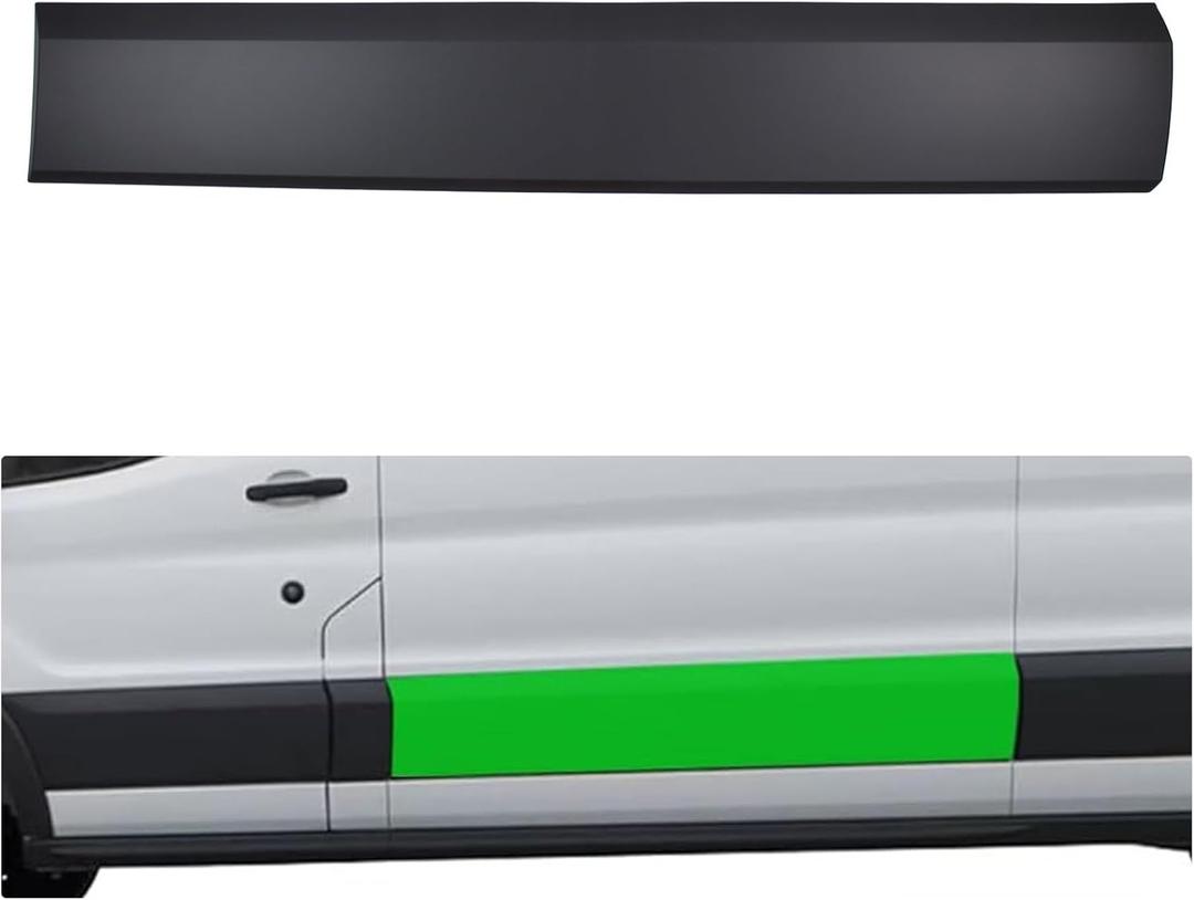 Driver Side Mid Body Molding Trim for Ford Transit 150 250 350 2015-2024 130 148 Wheelbase without Sliding Door