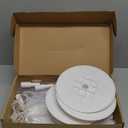 6 Set Balloon Column Kits, 43inch Tall Height Adjustable Clear Balloon Column Sticks Stands with Base for Table/Floor Centerpiece Holder for Baby Shower Graduation Party Decorations