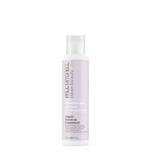 Paul Mitchell Clean Beauty Repair Leave-In Treatment, Leave-In Conditioner, Restores Strands, For Damaged, Brittle Hair, 5.1 fl. oz.