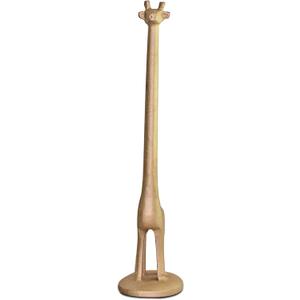 WallCharmers Gold Paper Towel Holder, Metal Toilet or Kitchen Paper Holder for Floor or Countertop, Gold Giraffe