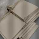 Criusia Drawer Organizer Clothes 12 Pack, Dresser Organizer for Nursery Bedroom Closet Organization and Storage - Baby Clothes Organizer Bins - Drawer Divider for Sock Underwear Bra Ties (Beige)