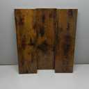 BAYKA Floating Shelves for Wall, 22.5 inches Wall Mounted Rustic Wood Shelves for Bathroom, Bedroom, Living Room, Floating Shelves for Books/Storage/Decor(Rustic Brown, Set of 3)
