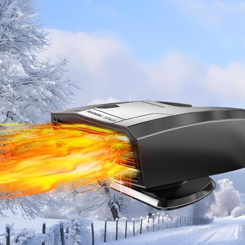 NEW Car Heater,Portable 12V Car Heaters & Defroster,200W Fast Heating & Cooling Fan,Plug In Car Heater for Windshield Defogger with 360° Rotary Car Heaters for Vehicle,Car,RV,SUV (DD-100)