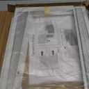 Air Jade Window Air Conditioner Side Panels, Window AC Side Panels with Frame for 10,000 Btu Units, Room Air Conditioner Accordion Filler Curtain Replacement Kit