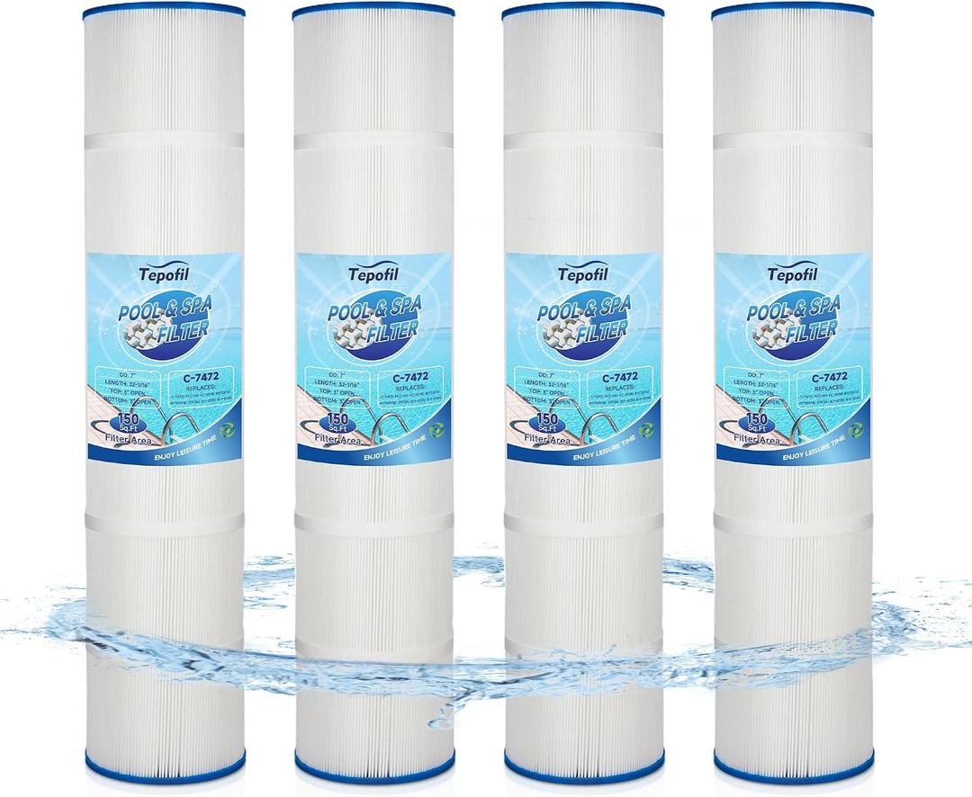 CCP520 Swimming Pool Filter Cartridge PCC130 4 Pack 125 Sq. Ft