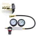 Multi-Function Cylinder Leak Down Tester Automotive Kit,Gasoline Engine Compression Tester,Dual Gauge Leakdown Detector Tool Set for Pressure Check & Leakage Rate Test on Cars,Motorcycles,Trucks...
