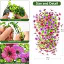 Artificial Fake Flowers Plants for Outdoor UV Resistant Summer Decoration