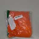 Women's 2 Pieces Outfits Mesh Perspective Suit Swimming Beach Long Sleeve Crop Top and Mini Skirt Set Orange Small