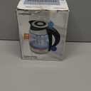 Chefman Electric Kettle with Temperature Control, 5 Presets LED Indicator Lights, Removable Tea Infuser, Glass Tea Kettle & Hot Water Boiler, 360 Swivel Base, BPA Free, Stainless Steel, 1.8 Liters