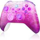 Dinosoo RGB Wireless Controller for Xbox One Series X|S, PC, Bluetooth, 4 Vibration Motors, TURBO, Macro Crystals - Upgrading with a PC before connecting to Xbox