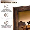 A PLUS MAX 20x30 Picture Frame Brown Light Weight Wall Mount