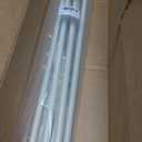 KXLife 6 Pack Spring Tension Rods for Windows 28 to 48 Inch, Adjustable Expandable Small Curtain Tension Rods No Drill for Kitchen, Bathroom, Doorway, Cupboard(White)