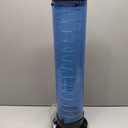 San Jamar Sentry In-Counter Cup Dispenser 8-44 Oz Cups with Adjustable Lever for Restaurants, Dining Halls, and Fast Food, Plastic, 23.5 Inch Tube, Blue 